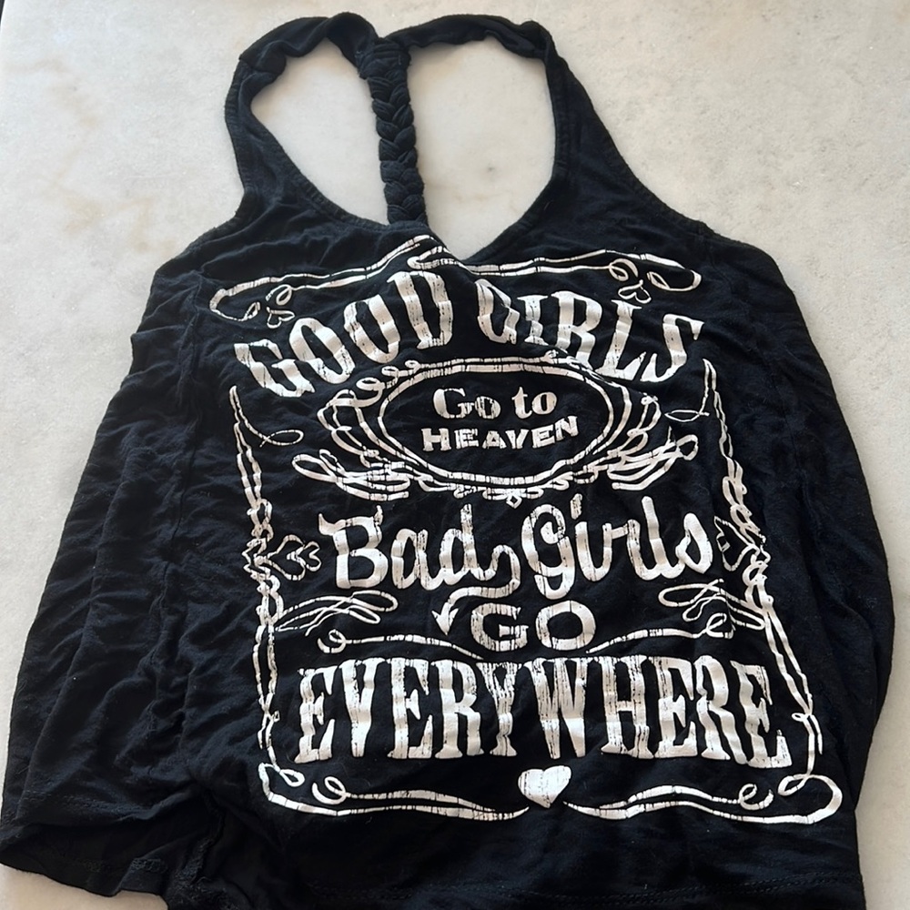 Small black tank